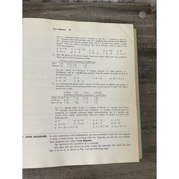 1975 Mathematics As a Second Language 2nd Ed College Textbook - Picture 9 of 9